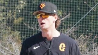 巨人に現れた新イケメン「モデルさんですか？」　衝撃スタイルに羨望の声「当たり助っ人の予感」