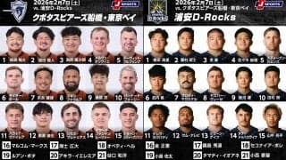 好調の2位「クボタスピアーズ船橋・東京ベイ」が連敗阻止へ！7位「浦安D-Rocks」は“不敗神話”に挑む！ジャパンラグビーリーグワン2025－2026D1第7節交流戦