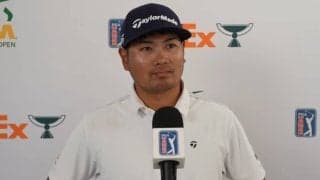 久常涼が「63」で暫定単独トップ　第3Rは松山英樹と最終組「夢のよう」