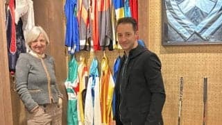 駐日フランス大使が「CL Fashion ＆ Cafe」を訪問 ルメール騎手とも対面