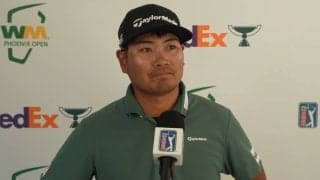 久常涼、ツアー初優勝なるか　単独首位の松山英樹を「今日と同じように追いかけたい」