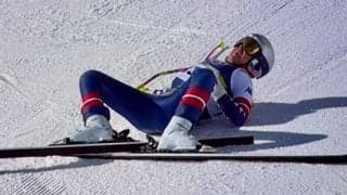 必然だった悲劇　前十字靭帯断裂を抱えた米代表41歳が開始13秒で救急搬送　英識者は強行出場に嘆き「動かなくなったまま終わるなんて」【冬季五輪】