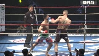 「うわぁ…失神」魔裟斗、驚きの“一撃”失神KO 未知の巨人がK-1重量級の主力を左フックで打ち抜く