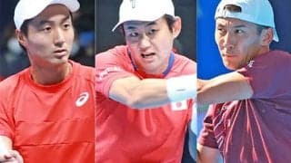  西岡良仁ら 日本勢TOP3が揃って後退 