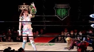 【ノア】岩谷麻優が初の毒霧噴射でV2「気持ち良かった。でも反則なんでもうやめておきます」