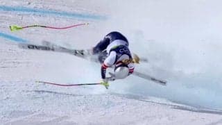 「お願いだから、カメラを向けないでくれ」アルペン元女王の“悲鳴”　緊急事態で選手を守った独解説に賛辞相次ぐ「素晴らしい判断」【冬季五輪】