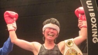 ３度目挑戦の前原香那枝が日本女子ミニマム級王座獲得「ベルトが重たい」流血しながら競り勝つ