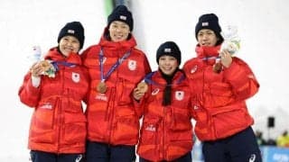 ジャンプ混合団体は銅、フィギュアSPで鍵山2位　五輪10日の結果