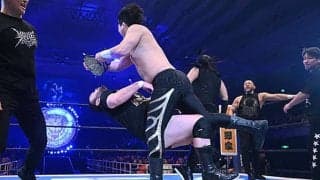 【新日本】ウルフアロン王座陥落！わずか２分８秒で成田蓮に敗戦　度重なるHOTの襲撃に苦しむ