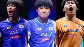 中国勢と激闘の日本男子に明るい兆し　張本智和＆戸上隼輔がアジアの舞台で存在感　世界7位に浮上の松島輝空も脅威に