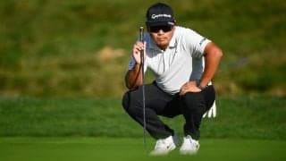 久常涼が初日10アンダー単独首位「明日からもガンガン攻めていければ」