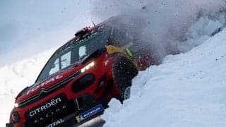 世界ラリー、雪道で横転寸前も“奇跡のリカバリー”が「信じられない」荒業に脚光