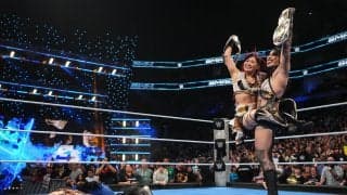 「格が違う」人気日本人女子レスラー、後輩女子を“オーバーキル” 必殺技の「かさねがけ」に美女悶絶