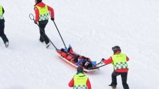 頭から転倒→緊急搬送で心配された中国選手「数針しか縫っていない」SNSで報告「早く良くなって」と日本選手もエール【冬季五輪】