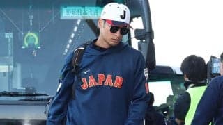 侍ナイン登場に500人超ファン大歓声　ダルビッシュも選手と共に球場入り…番号11のウエア