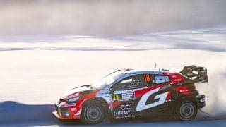 WRCスウェーデン：2日目終盤連続ベストをたたき出した勝田貴元が、エルフィン・エバンスに2.8秒差の首位