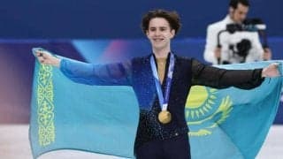 フィギュア男子を制したシャイドロフ　SP5位から大逆転　カザフ史上初の金メダル