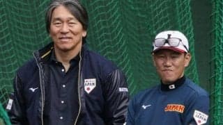 侍ジャパン合宿を訪れた松井秀喜さん　井端監督との浅からぬ縁とは