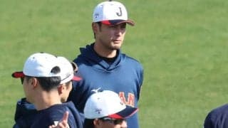 侍キャンプに“異様な光景”　選手の後ろにいるのに「オーラが凄い」…ファン感動の佇まい