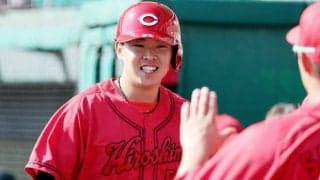 広島の新人3人が対外試合で躍動　「緊張しない」平川、勝田と西川も