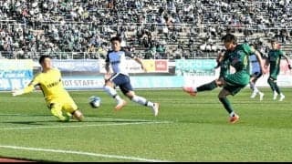 FC岐阜、開幕2連勝　ホーム開幕戦でジュビロ磐田に2-1