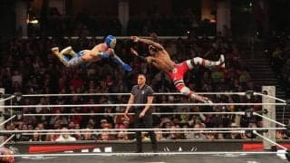 「どんな迎撃だよw」反対側のコーナーから飛んで…“規格外”の迎撃技が炸裂「なんて技だ！」