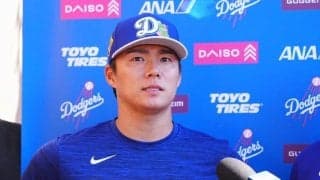 山本由伸が“変貌”「全てが一段と」　一目瞭然のパンプアップ…LA記者も仰天