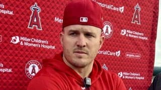 トラウト、WBC選出外に無念「残念だ」　11分会見で激白…“保険問題”は「大きなハードル」