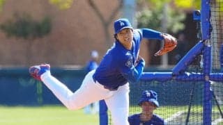 大谷翔平ヒヤリ…初のライブBP登板で痛烈ピッチャー返し食らう　打者は謝罪「ごめん」