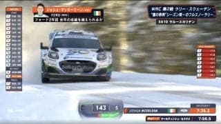 「あぶねぇ」世界最速ラリーカー、豪快スライド→雪壁激突も“大激走” ぶつけてもお構いなしの猛プッシュにファン騒然