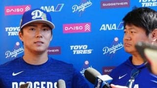 なぜ出てきた…ド軍練習で容赦なき煽り　正捕手に追い回される珍光景、日本人息切れ「心配です」