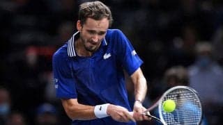 メドベージェフ、コルダのミスを引き出し逆転でベスト8進出「理にかなった試合運びができた」[ロレックス・パリ・マスターズ]