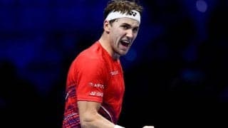 世界4位ルードがオジェ・アリアシムを破ってツアー最終戦で白星発進「最高のスタート」[Nitto ATPファイナルズ]