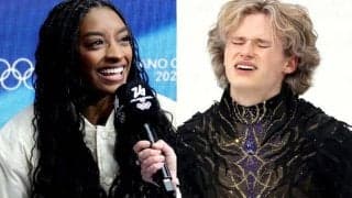 失意のマリニンを「まさに適任」が激励のハグ　メンタルヘルスに苦しんだ米体操女王「自分自身を大切にして」【冬季五輪】