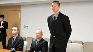 「一戦必勝で全国優勝を目指す」　選抜出場の光星選手らが知事に抱負