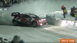 世界ラリー、日本人ドライバーの“豪快ドリフト”に現地ファン熱狂 2年連続表彰台も「次はもっとプッシュしたい」