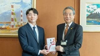 A千葉の黒川虎徹が故郷・松浦市へ寄付…子どもたちへ「将来自分たちも夢を叶えられる、そんな思いを持ってくれたら」