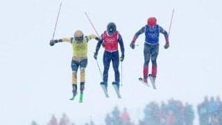 スキークロス古野は4位　あきらめず戦っての躍進　逃さなかった勝機