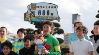 古川吉洋騎手がJRA通算600勝達成！