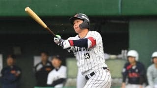 【侍ジャパン】森下翔太Ｖ打含む４打点「模索中」釣りざおのリールを巻くようなパフォーマンスも