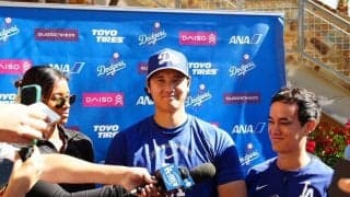 大谷翔平「最後にトラウト選手が出てくるなら」　WBC打者専念も…軽快ジョークで報道陣笑顔