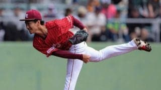 【楽天】ドラ１藤原聡大、〝プロ初先発〟で２回３安打無失点　球場表示で最速151キロ