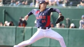 侍代表サポートメンバーの高卒2年目右腕が1回零封！150キロ超え連発で昨年日本一のソフトバンク上位打線抑える