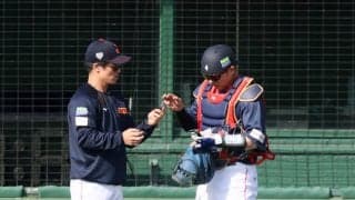 【侍ジャパン】前日１号の坂本誠志郎が円陣「阪神勢、頑張りすぎたので控えめで」ユーモアで鼓舞