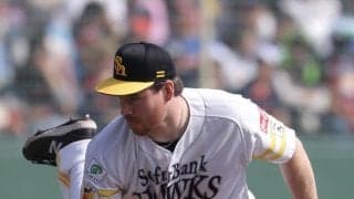 【ソフトバンク】スチュワート２年ぶり実戦２回無失点　二盗許した周東に「あの場面で走るのは」