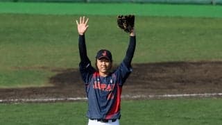 【侍ジャパン】「スーパーマンが来た」牧原大成の間一髪ダイビングキャッチに高橋宏斗が感謝