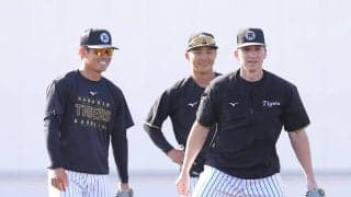 【阪神】ディベイニーがキャンプ５度目の早出特守　打ち上げ前日も汗を流す
