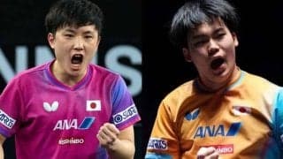 張本智和が4位、松島輝空は7位キープで変動なし　1位王楚欽、2位カルデラノ、3位林詩棟でトップ3も変わらず｜卓球男子世界ランキング（2026年第9週）