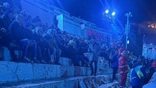 【イタリアの風】2000年の歴史ある閉会式会場の客席は石造り　座って分かった世界遺産の重み