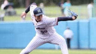 【ヤクルト】青柳晃洋が「左ハムストリングスの張り」全体練習に姿現さず　23日に広島戦で登板